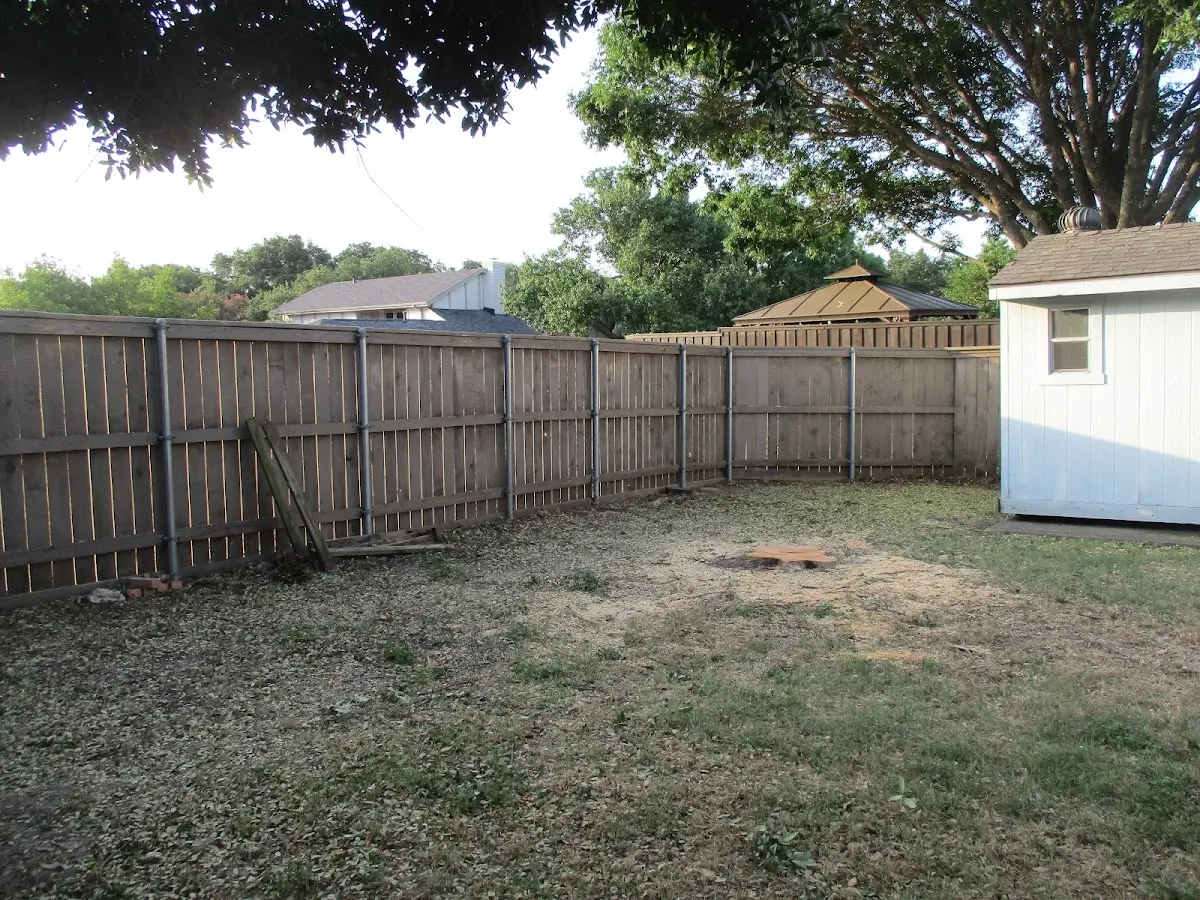 Cleared yard after professional tree removal in Sugar Run